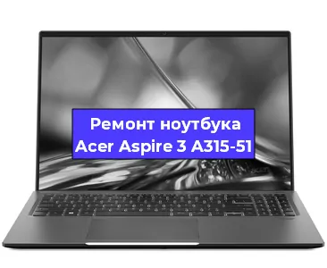 Замена жесткого диска на ноутбуке Acer Aspire 3 A315-51 в Москве